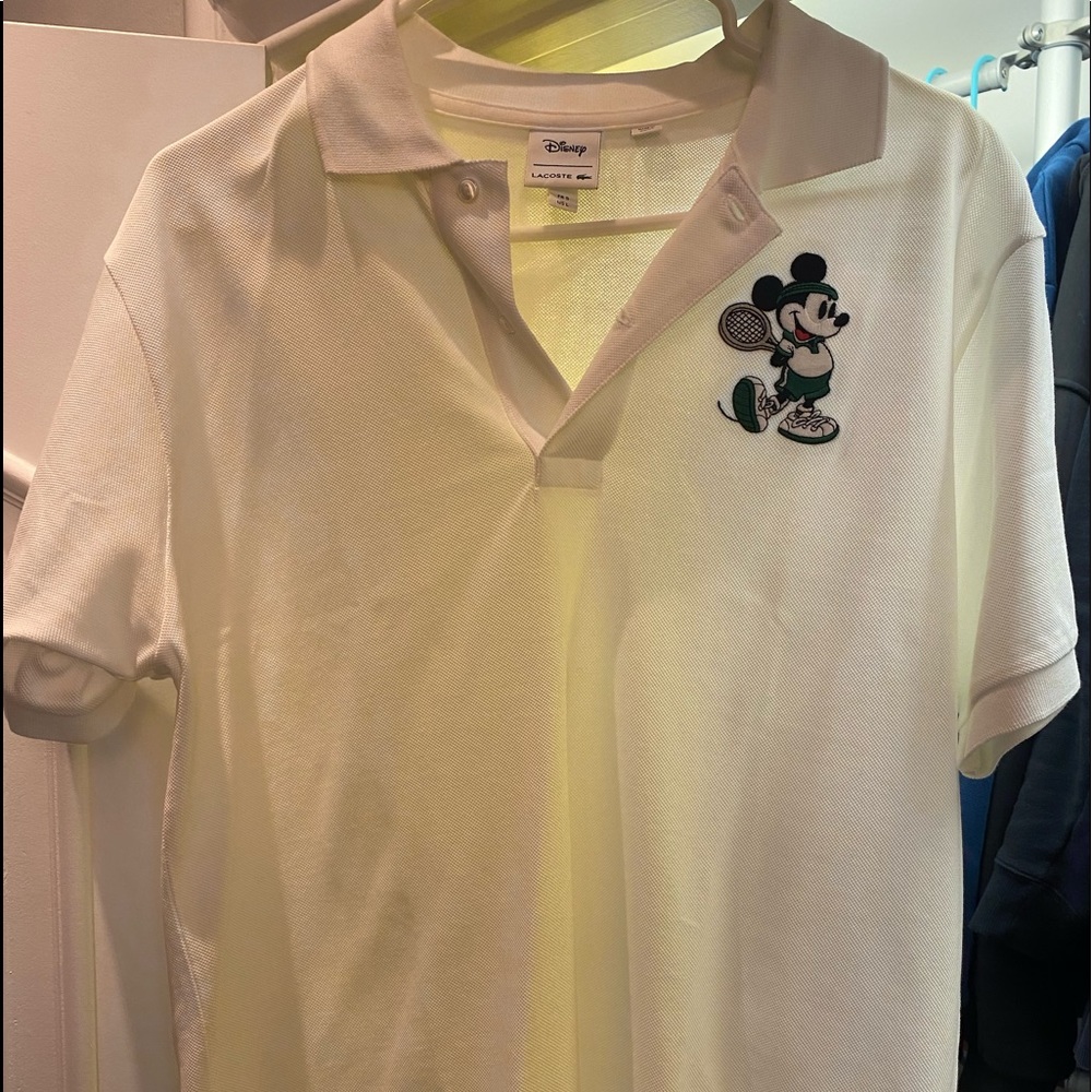 Lacoste Disney White Polo shirt in US L